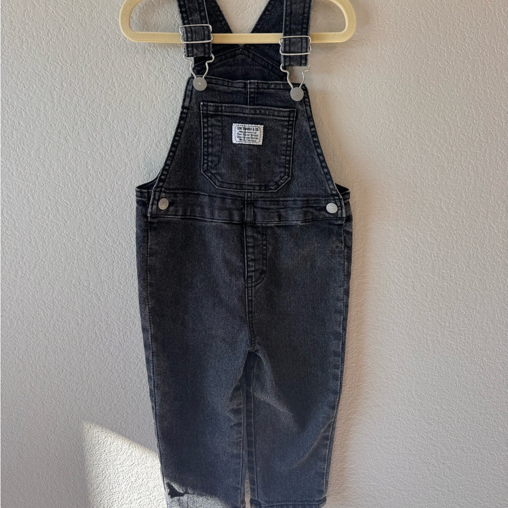 Levi's black Denim Overalls for Kids